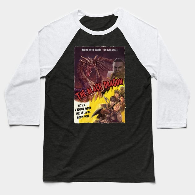 Fatalis Baseball T-Shirt by bside7715